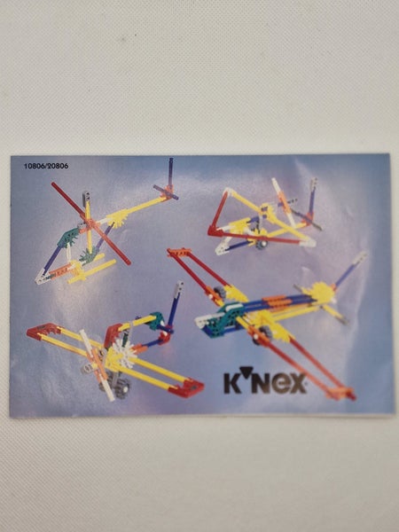 K'NEX 10806/20806 Instructions – Vintage Plane Set Manual Carousel 1