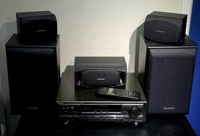 Technics SA-EX300 Stereo Receiver + 5 Speakers + Remote – MINT – $35063834503161345112