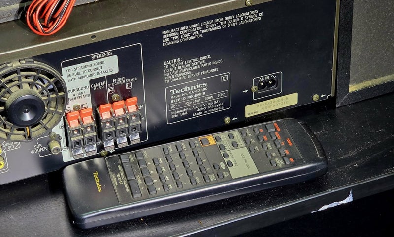 Technics SA-EX300 Stereo Receiver + 5 Speakers + Remote – MINT – $488 Carousel 20
