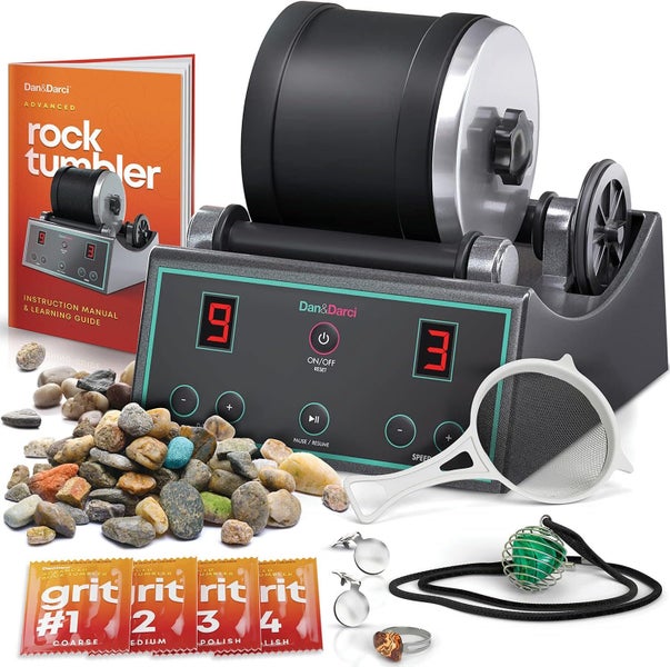 Dan&Darci Advanced Professional Rock Tumbler Kit Carousel 1