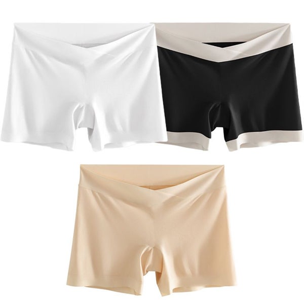 3 Pcs Maternity Underwear Cotton Boyshort Postpartum Panties-SetA Carousel 1