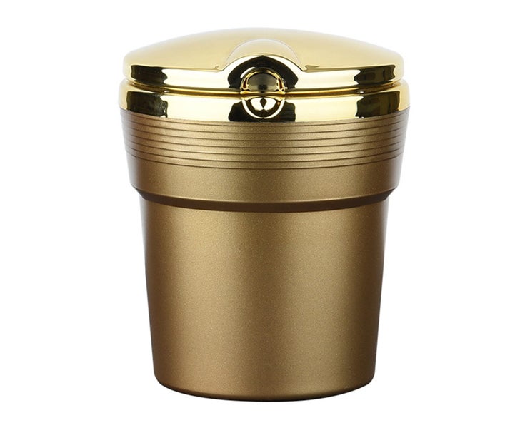 Universal Car Auto Cigarette Smoke Ashtray Ash Holder Container with LED Ligh Carousel 1