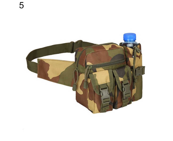 Unisex Outdoor Sports Running Water Bottle Holder Waterproof Waist Bag Pocket Carousel 1