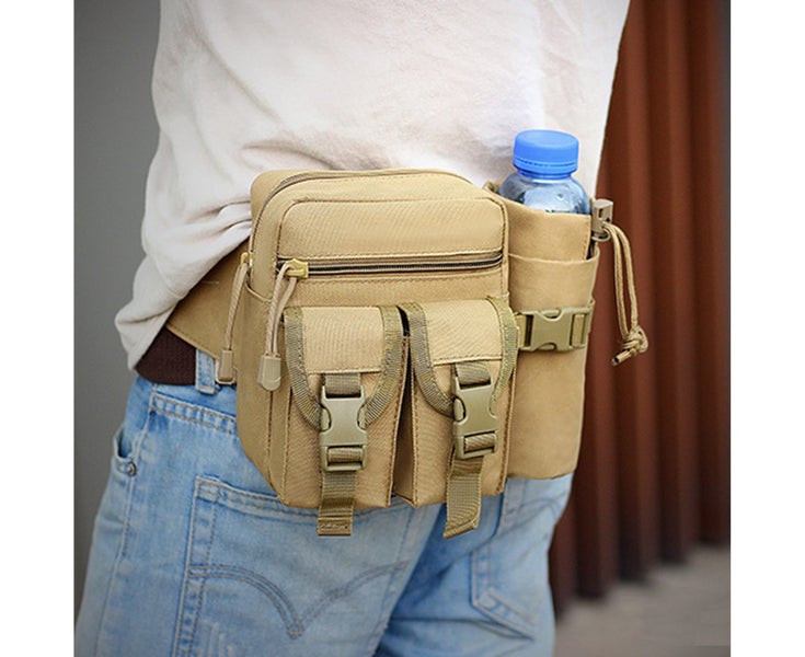 Unisex Outdoor Sports Running Water Bottle Holder Waterproof Waist Bag Pocket Carousel 2