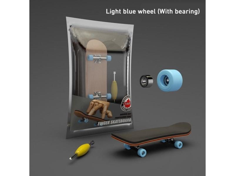 Puzzle Toy Finger Skateboard Maple Wood For Boys Mini Gift Carousel 1