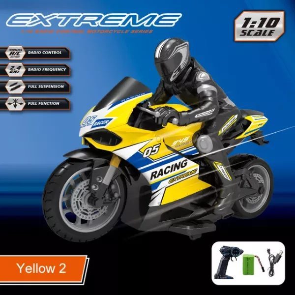 25KM/H High Speed High Simulation RC Motorbike 2.4G Remote Control Drift Bike Carousel 1