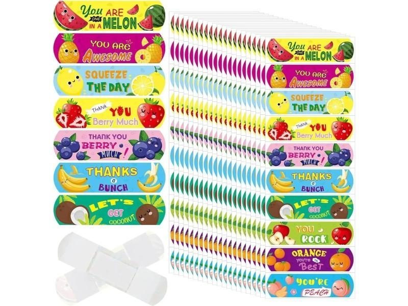 10pcs Starry Night Sky Mermaid Horse Band Aid Cartoon Wound Plasters For Kids Carousel 1