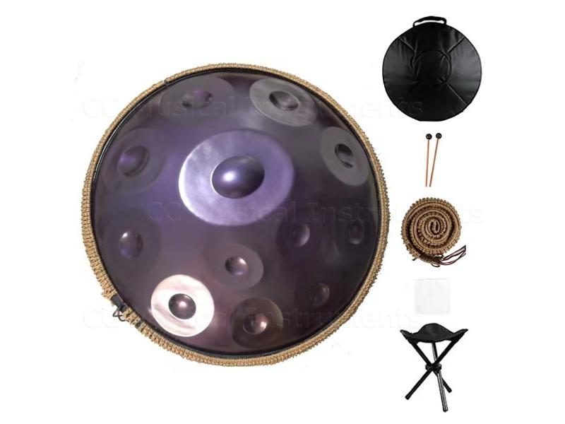 D Minor-Handpan Steel Tongue Drum Yoga Musical Drum Musical Instruments Carousel 1