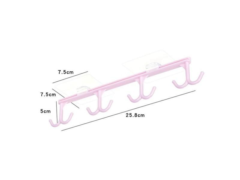 Kitchen Storage Rack Cupboard Shelf Hanging Hook Organizer Closet Clothes Glass Carousel 1
