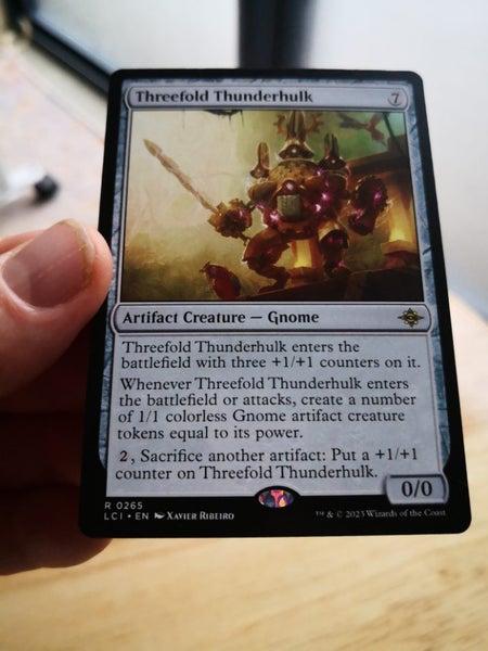 Threefold Thunderhulk, Magic The Gathering, MTG, LCI, Carousel 1