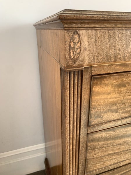Antique Georgian Mahogany Chest of Drawers – 115cm High – French Polished63613513993601113