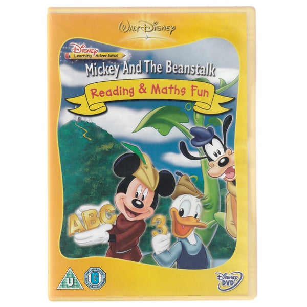 Disney Learning Adventures Mickey & The Beanstalk (G) DVD • Reading & Maths Fun64481974978433111