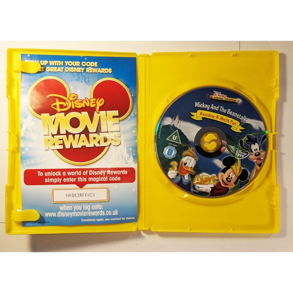 Disney Learning Adventures Mickey & The Beanstalk (G) DVD • Reading & Maths Fun64481974978433112
