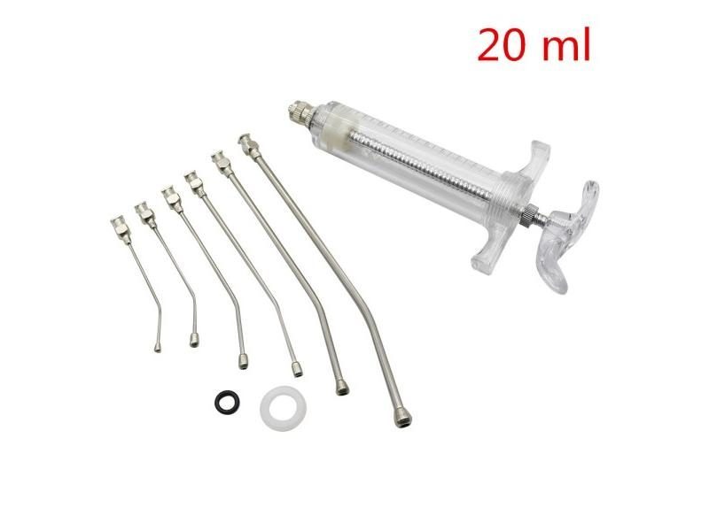 1 Set 10ml/20ml/50ml Birds Feeding Syringe Kit With 6 Pcs Curved Gavage Tubes Carousel 1