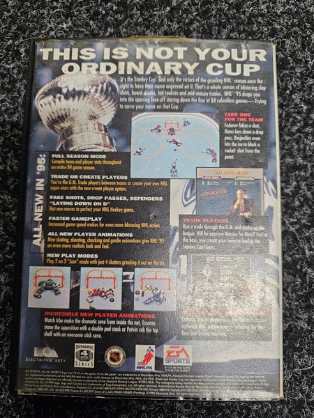 Sega Megadrive NHL 95 Game + Case + Booklet! Carousel 3