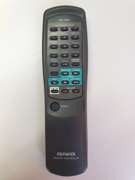 Aiwa Audio Remote Control Carousel 1