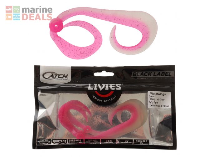 Catch Black Label Livies Water Wings Soft Lure Te… Carousel 1