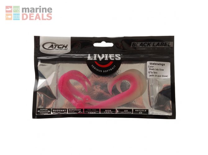 Catch Black Label Livies Water Wings Soft Lure Te… Carousel 2