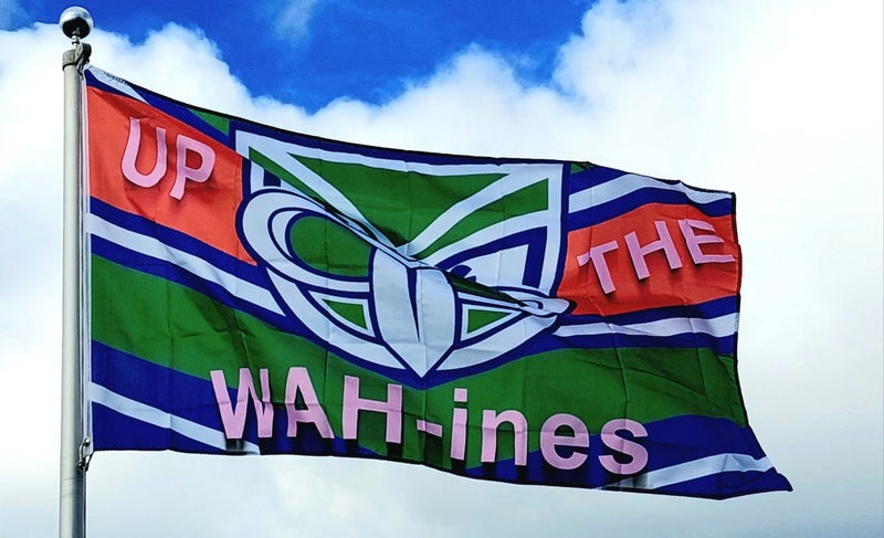 Warriors UP THE WAH-ines flags 90x150 FREE BONUS FLAG Carousel 2