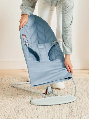 Baby Bjorn Bliss Cover Ctn Petal Quilt Blue Carousel 2