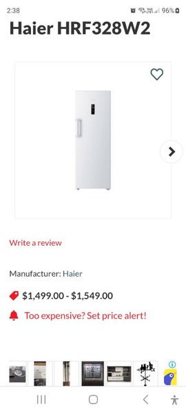 Haier Fridge large 328lt 2025'(working)$1 no reserve Carousel 7