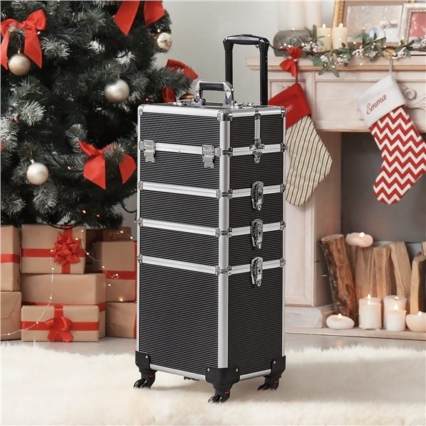 5-In-1 Rolling Cosmetic Cases Carousel 1