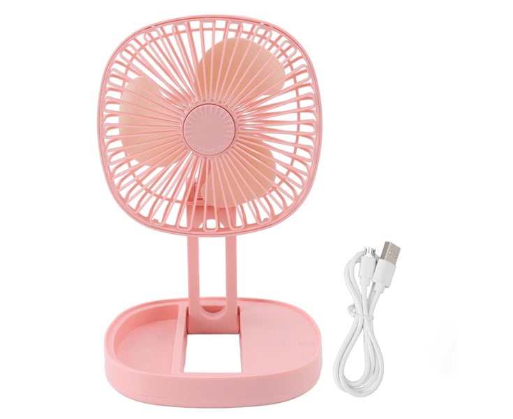 Usb Desktop Fan Three Wind Speed Low Noise Fragrance Tank Design Foldable Por Carousel 1