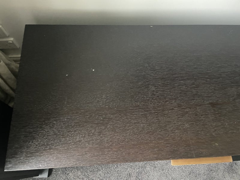 Black Stained Oak Media Cabinet Carousel 2
