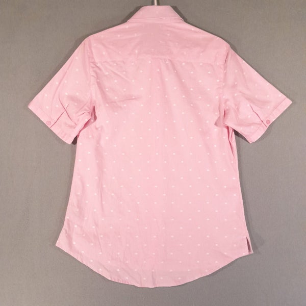 Thomas Cook Pink Spotted Ralph Lauren Style Collared Button Shirt Size 10 Cotton Carousel 8