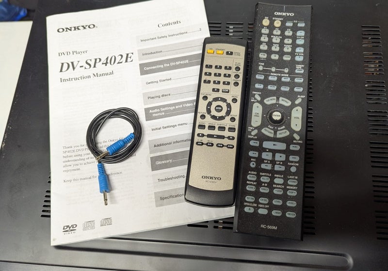 Onkyo Receiver Amplifier + DVD Player Carousel 2
