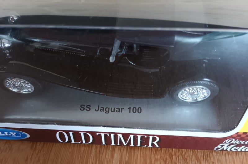 SS JAGUAR 100, WELLY OLD TIMER, 1:34 DIE CAST METAL Carousel 2