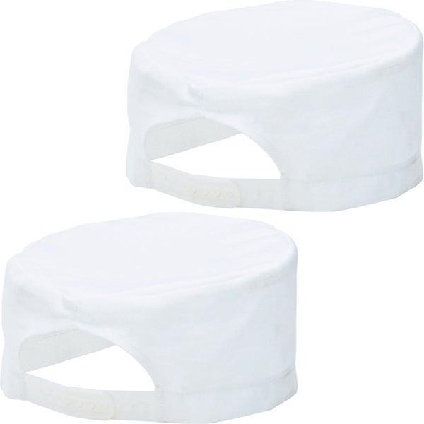 Portwest 2 Pack S899 Chefs Skull Cap Adjustable Water Resistant Hat Bulk Whit... Carousel 1