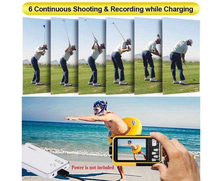 Waterproof Digital Camera Underwater Camera Full HD 2.7K 48 MP Video Recorder Carousel 7