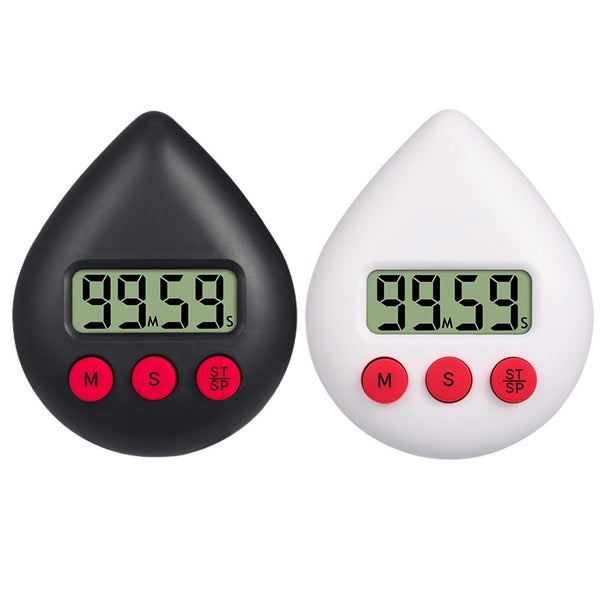 Water Drop Shaped Bathroom Timer Portable Digital Shower Timer For Kitchen Sh Carousel 7