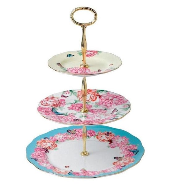 Royal Albert Miranda Kerr 3 Tier Cake Stand Carousel 1