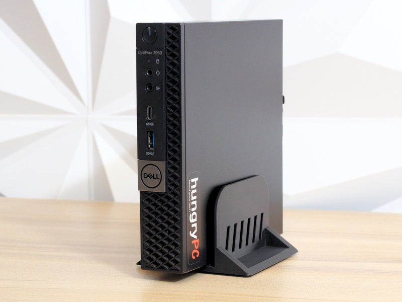 Mini PC Vertical Desk Stand - Works with most HP, Dell, Lenovo Mini PC's Carousel 2