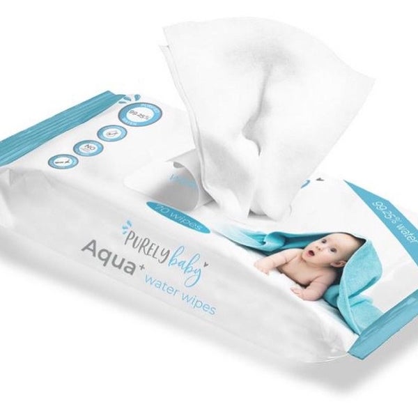 Purely Baby Water Wipes Carton (8 Packs) Carousel 2