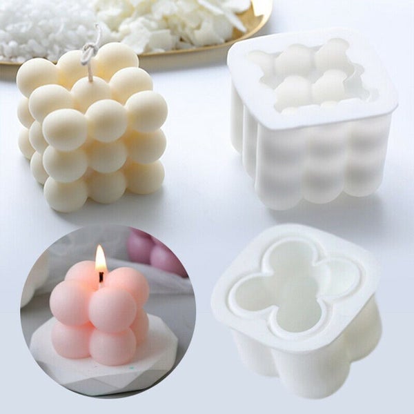 2 x Magic Cube Ball Resin Moulds Silicone Candle Molds Carousel 1
