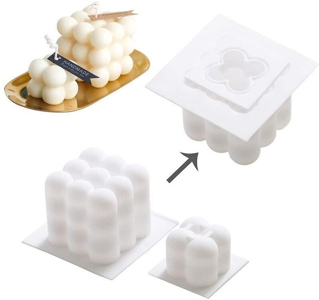 2 x Magic Cube Ball Resin Moulds Silicone Candle Molds Carousel 17