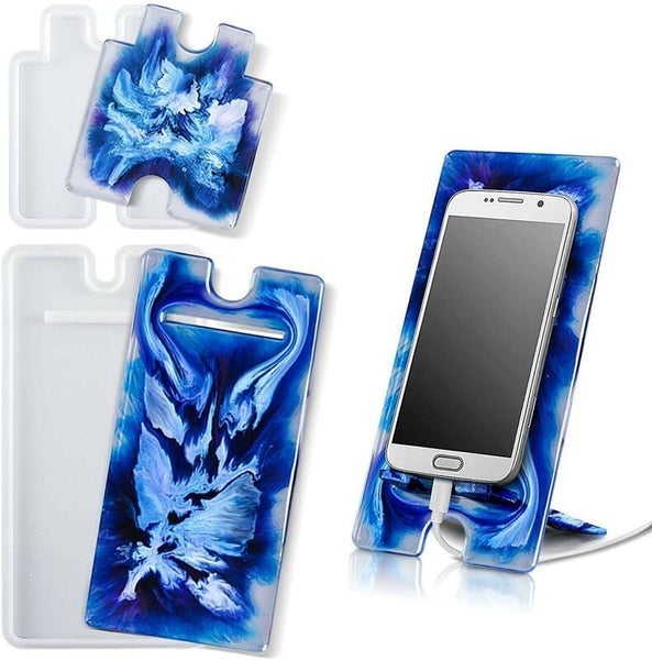 Silicone Mobile Phone Stand Holder Mold Resin Epoxy Mould Carousel 1