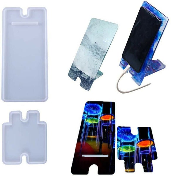 Silicone Mobile Phone Stand Holder Mold Resin Epoxy Mould Carousel 2