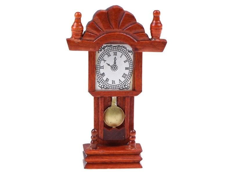 Multi Dollhouse Wall Clock Bird Octagonal Alarm Clocks Doll House Miniature Carousel 1