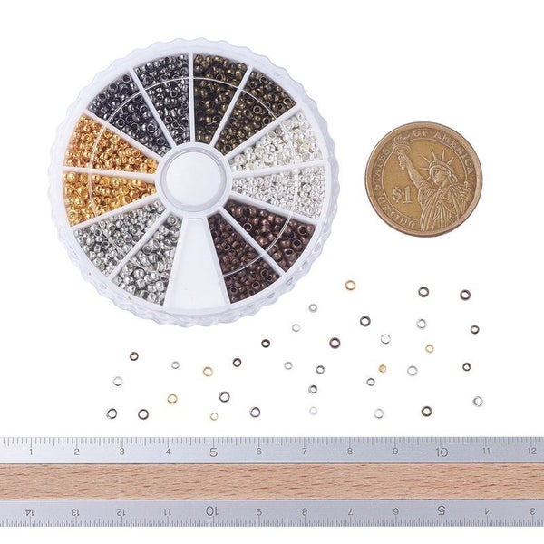 Mixed Brass Crimp Beads Jewellery Making Supplier Carousel 10
