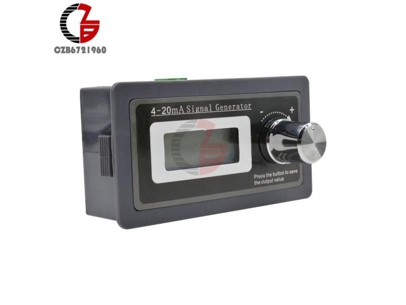 4-20mA LCD Digital Signal Generator DC Adjustable PLC Current Transmitter Carousel 1