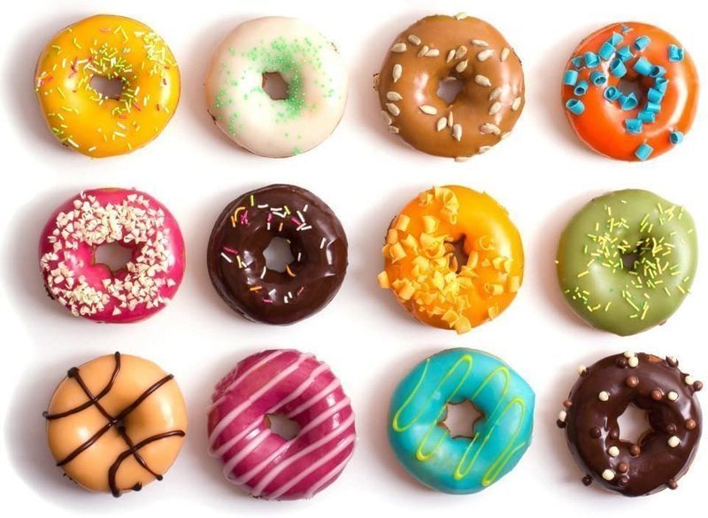 2pcs Silicone Donut Moulds Muffin Cups Molds Carousel 2