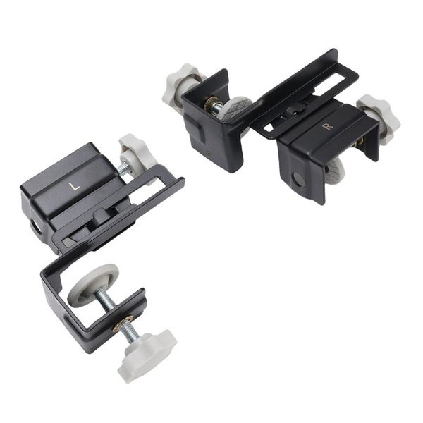 stainless steel drawer clamp 1 Pair Drawer Fixing Clamp Set Stainless Steel Carousel 1