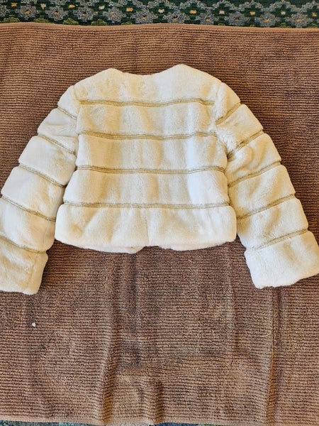WHITE FAUX FUR DISNEY PRINCESS JACKET63613766560643111