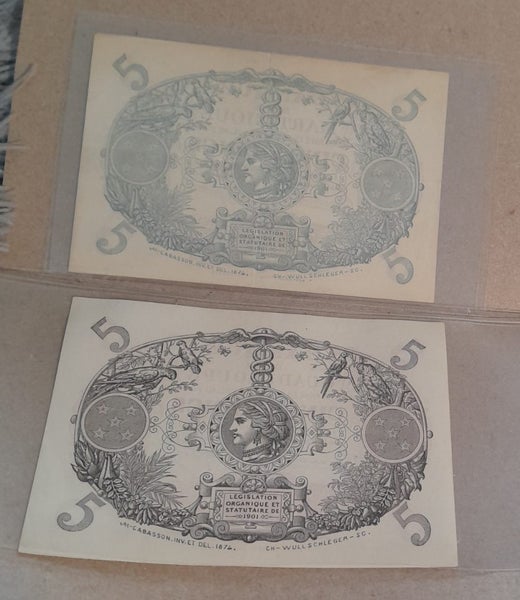 Rare Banque De La banknotes Carousel 2