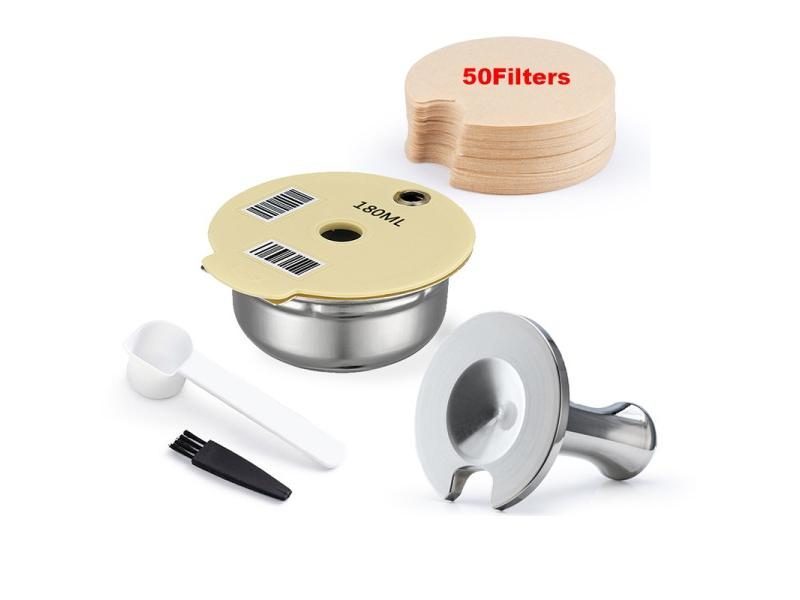Stainless Steel Reusable Coffee Capsule Pods For Bosch Tassimo Machine Carousel 1