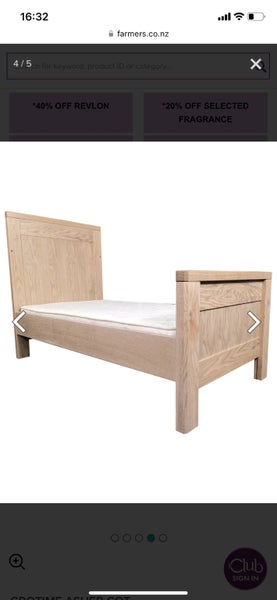 Growtime Asher cot and mattress Carousel 2